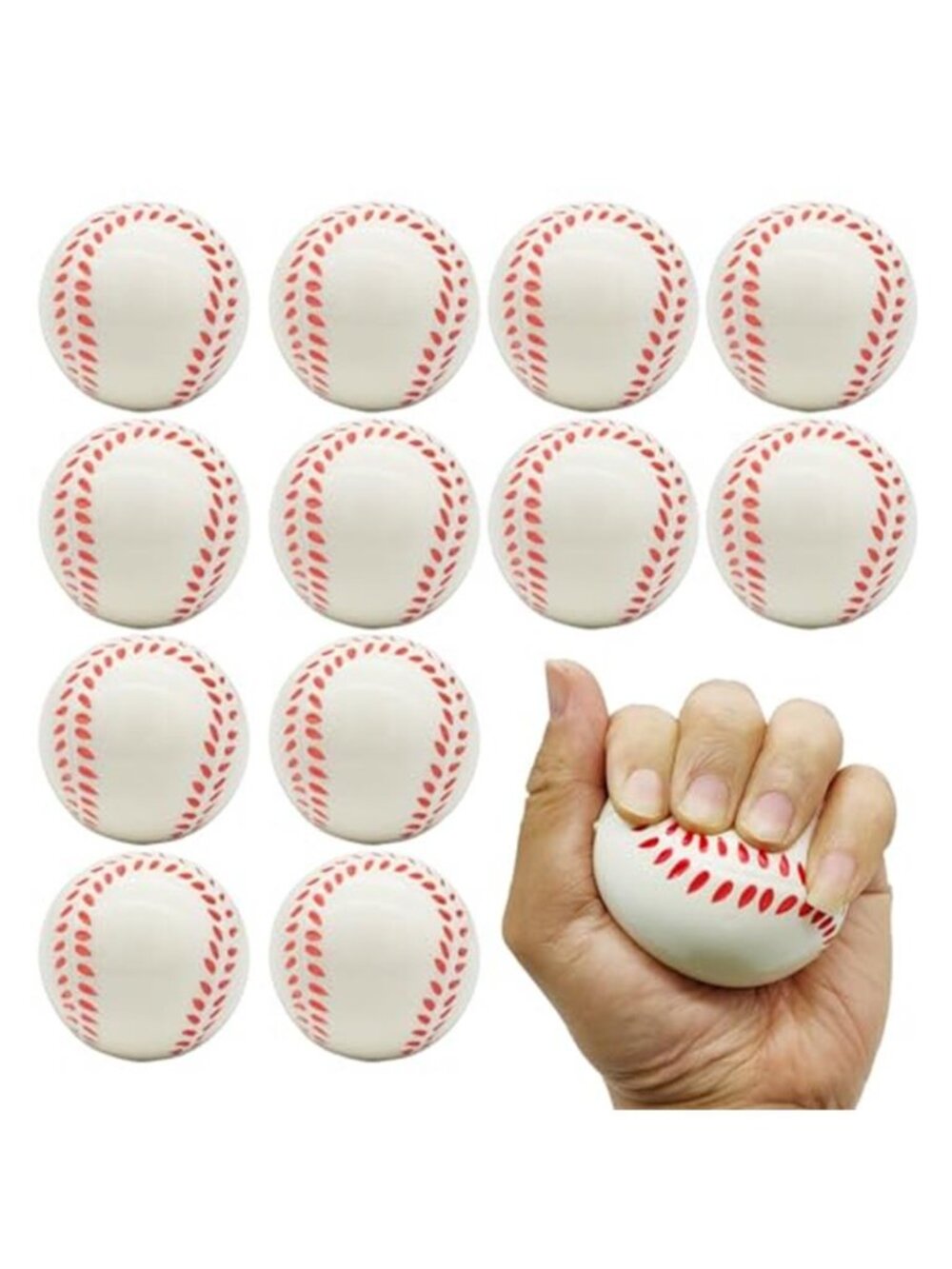 Foam Stress Squeeze Balls 2.5" Small Soft Sport Balls Party Favors